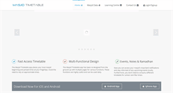 Desktop Screenshot of masjid-timetable.com